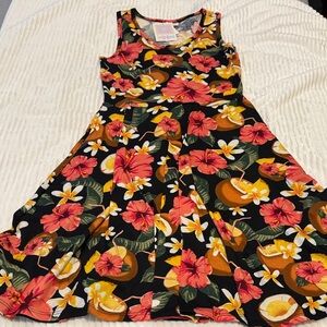 🌺 🥥 🦄  Tank top pocket Hawaiian Tropical dress with pockets. Perfect!!!